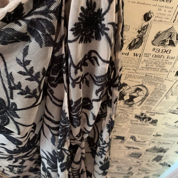 Somedays Lovin' Dusk Black Nude Embroidered Dress - Picture 13 of 14